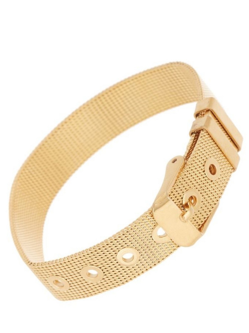 Buckle Golden Brass Tone Women’s Belt Wrist Strap